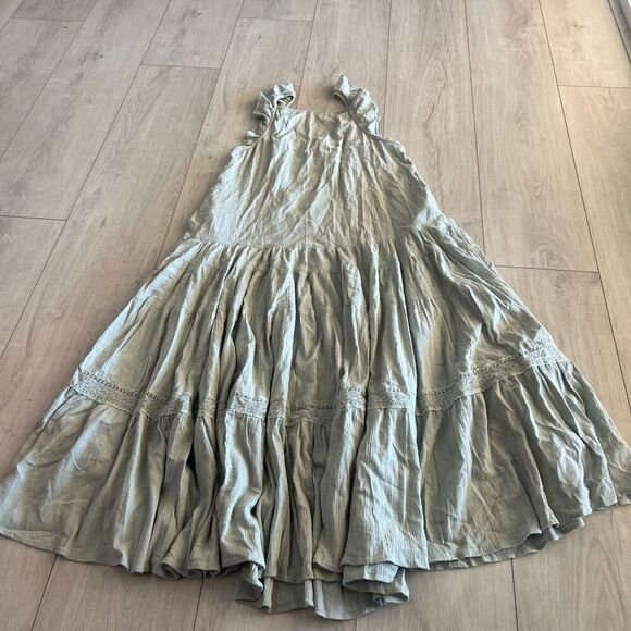 Free People loose boho holiday summer beach midi long dress Size S - Picture 1 of 11